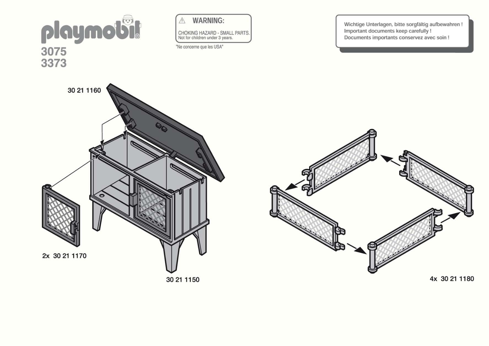 Playmobil 3373 Instructions