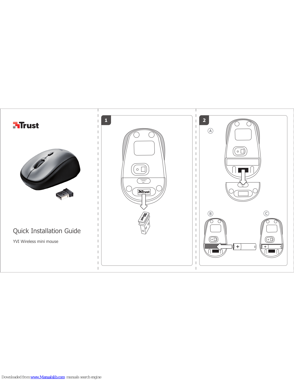 Trust YVI 18519 Quick Installation Manual