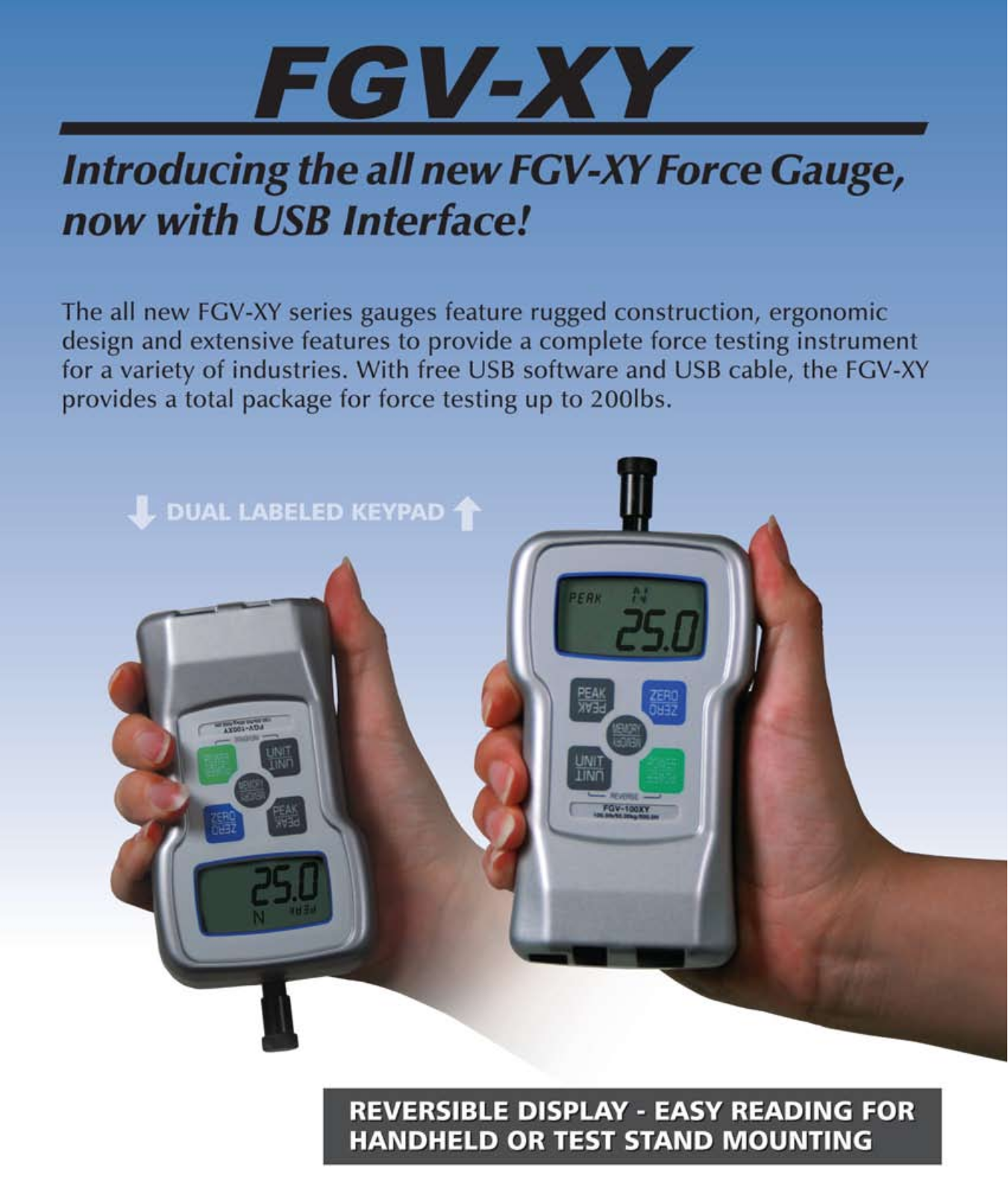 Shimpo Instruments FGV-XY Sales Brochure