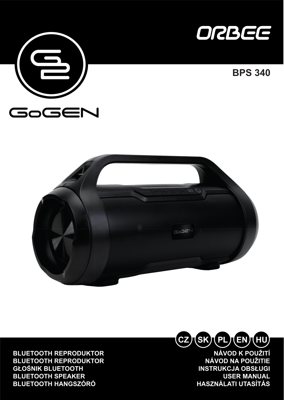 GoGEN ORBEE BPS 340 User Manual