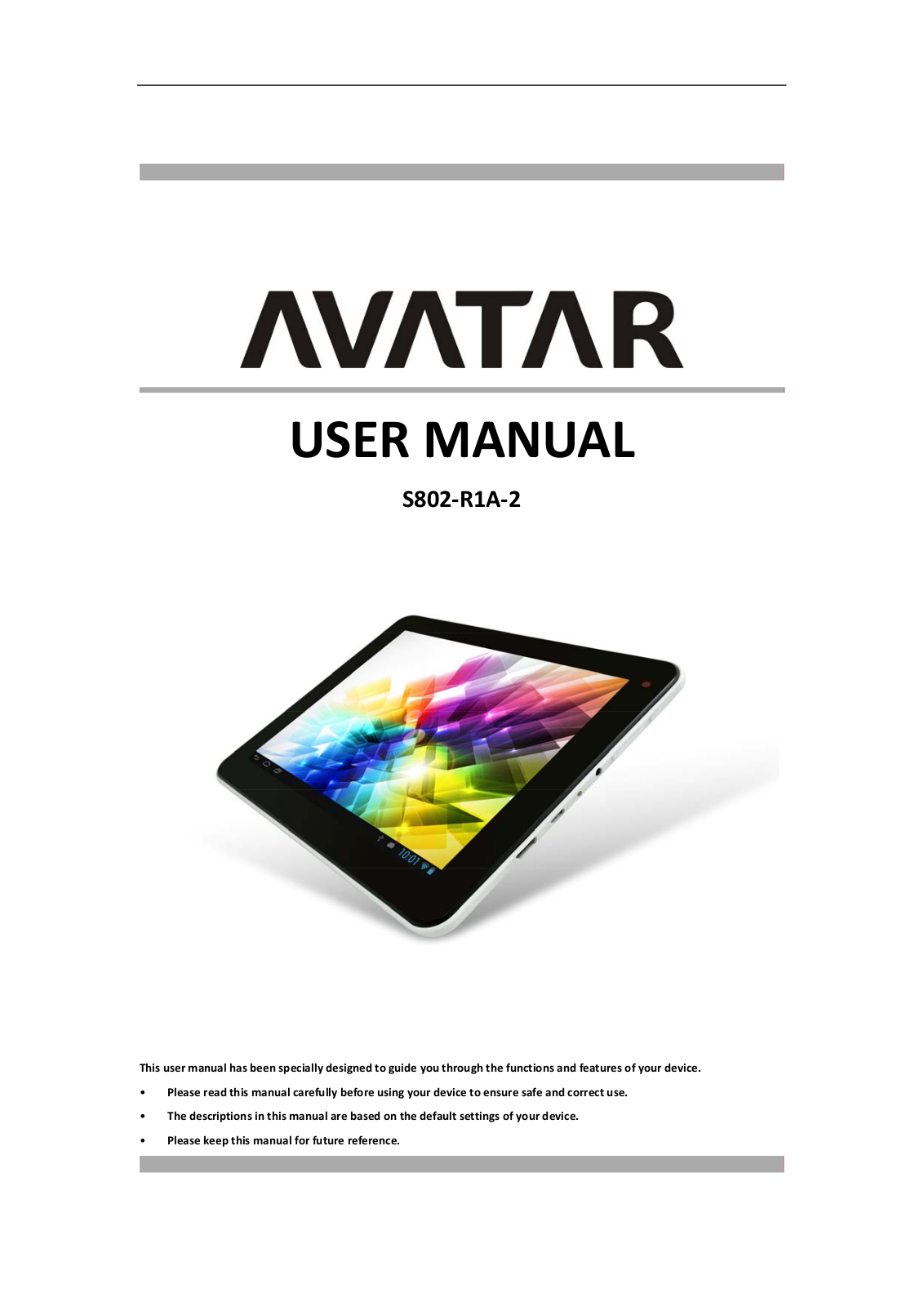 Haier S802 R1A 2 User Manual