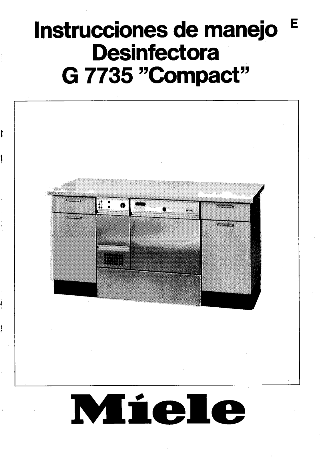 Miele G 7735 Compact User manual