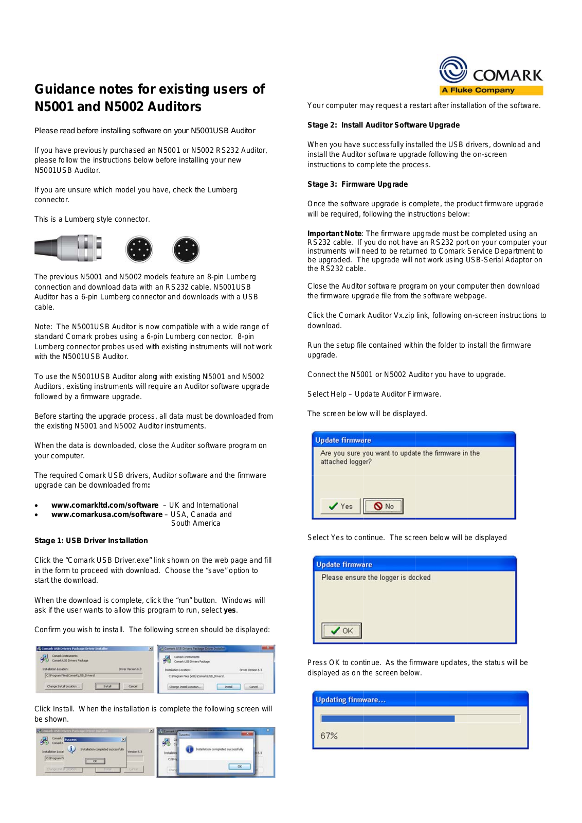 Comark N5002 User Manual