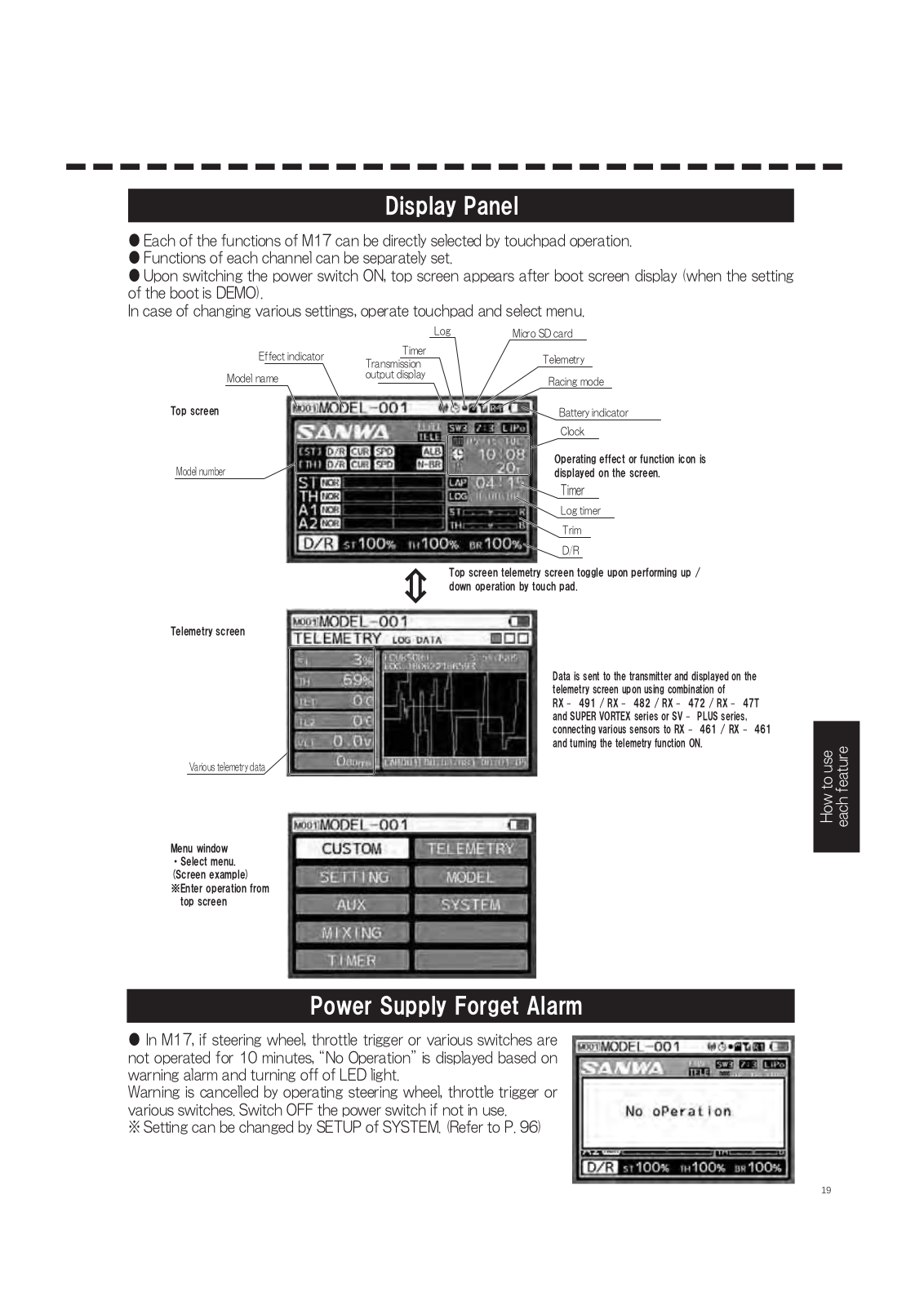 Sanwa Electronic Instrument Co M17 User Manual