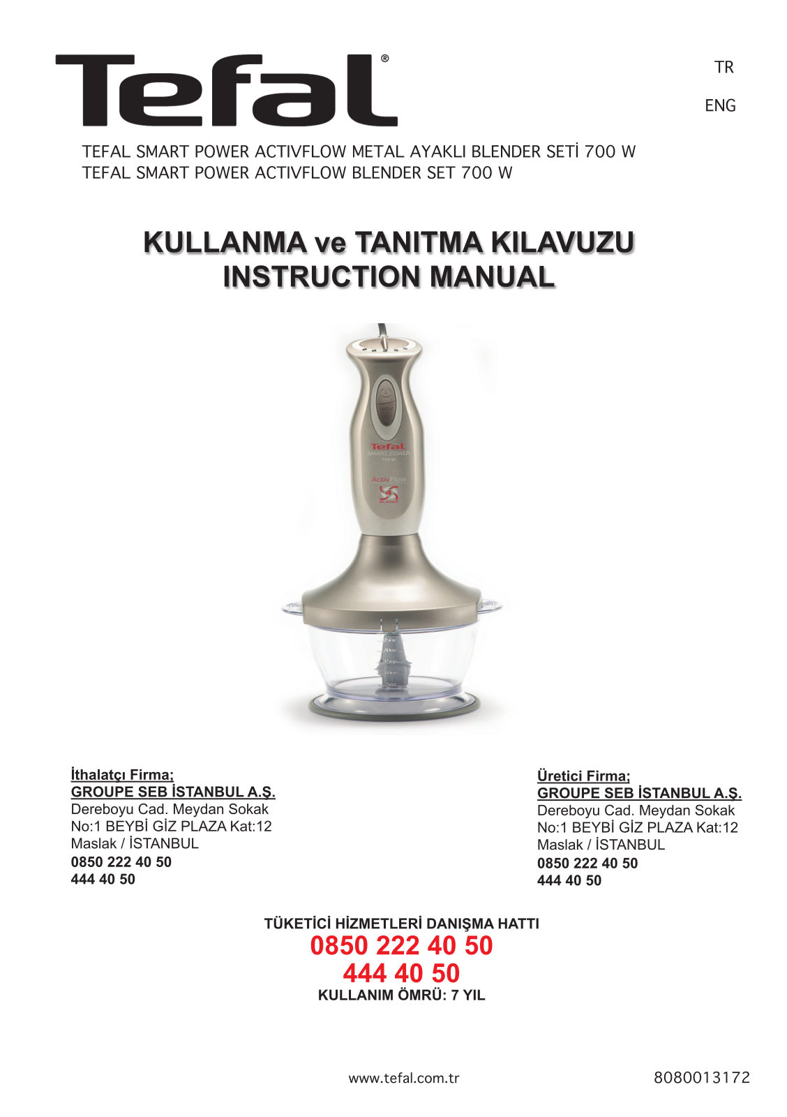 TEFAL HB863A38 Instruction Manual