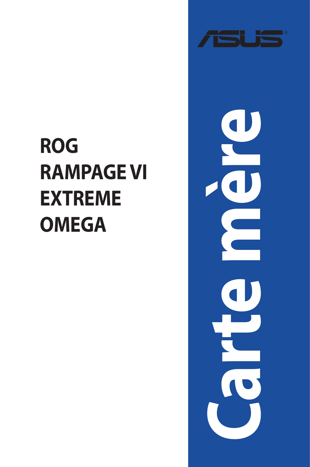 Asus RAMPAGE VI EXTREME OMEGA User’s Manual