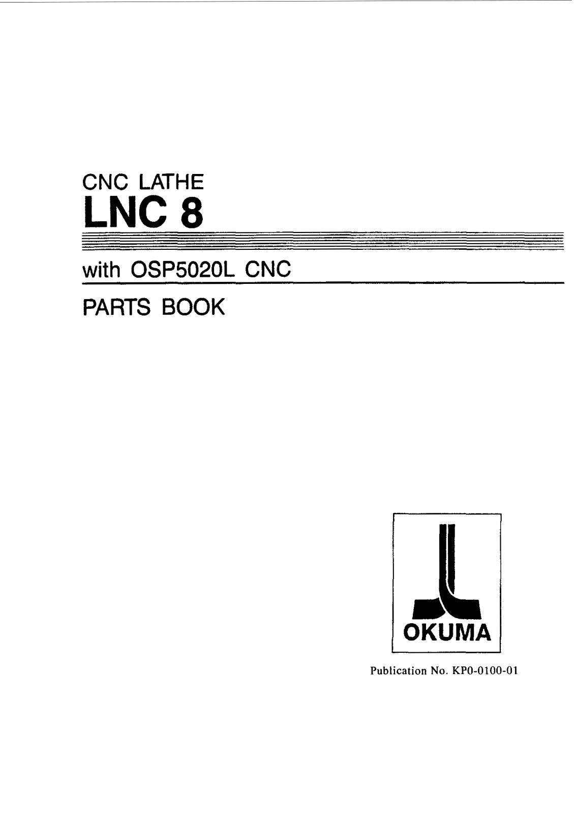 okuma OSP5020L Parts Book