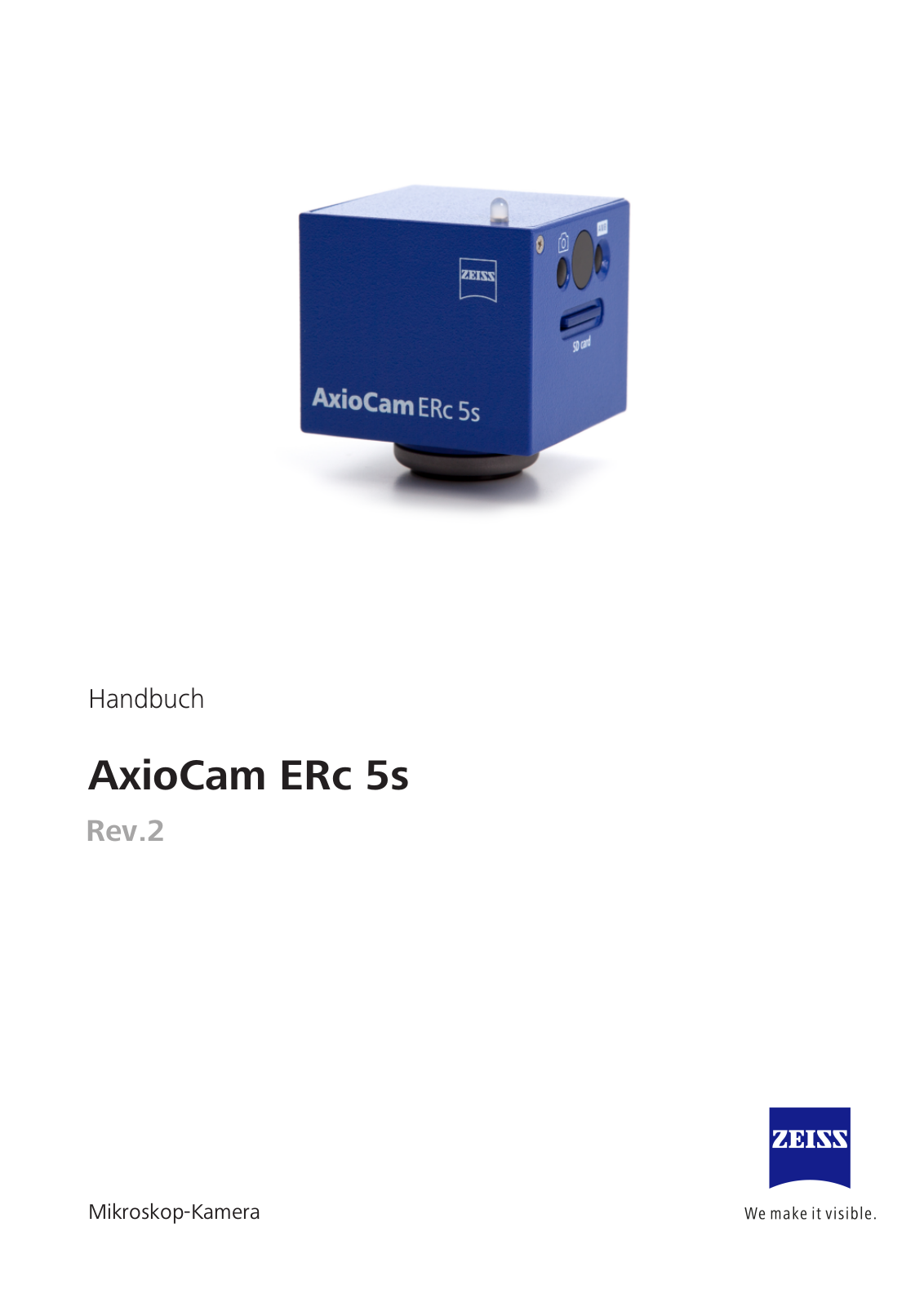 Zeiss AxioCam ERc 5s User guide