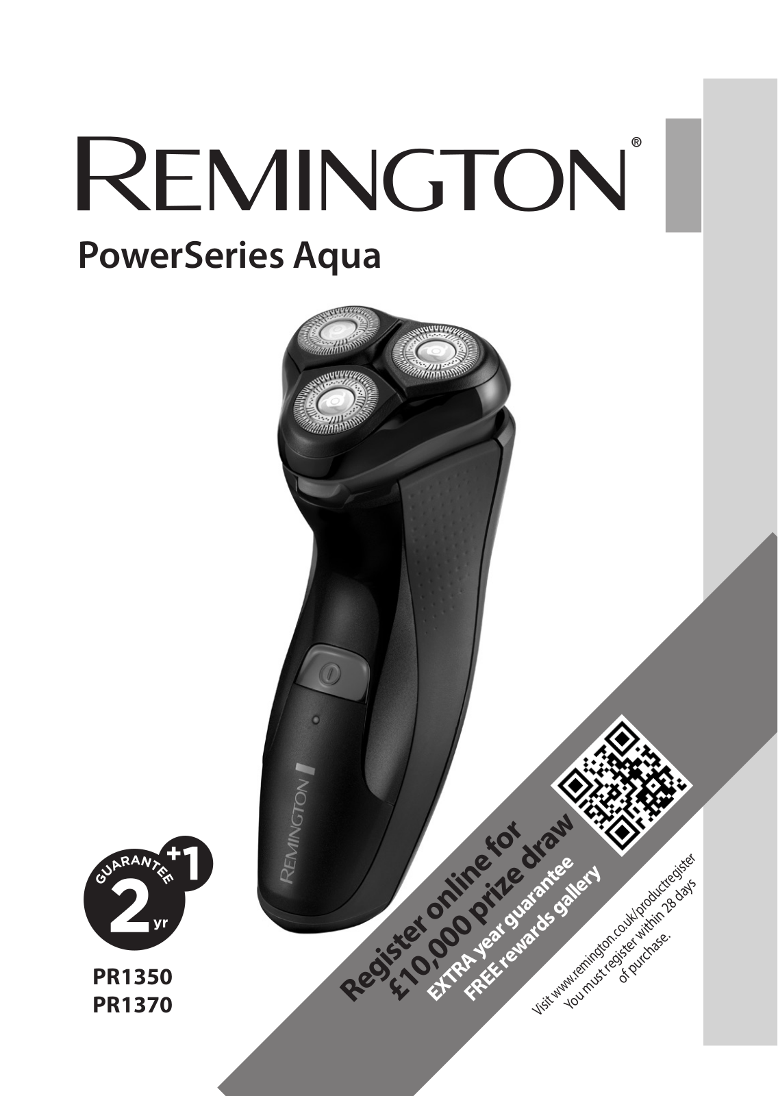 Remington PR1370 User Manual