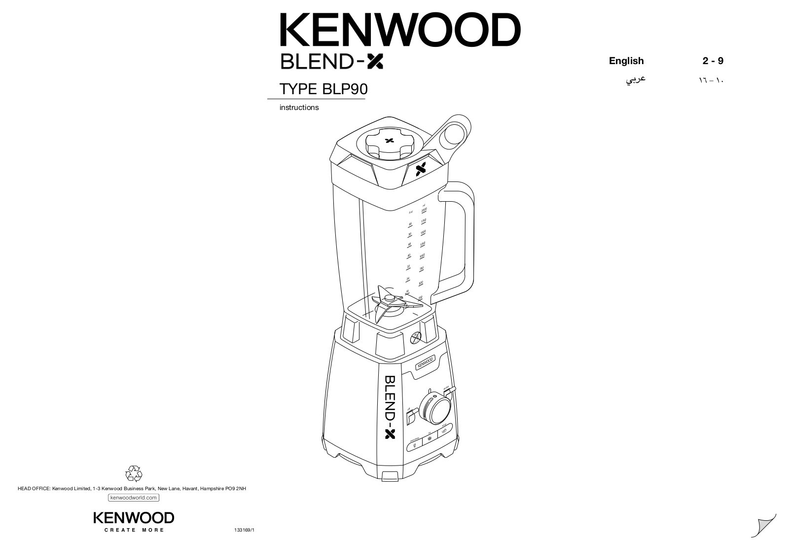 Kenwood BLP90 Series, BLP900 Instruction Manual