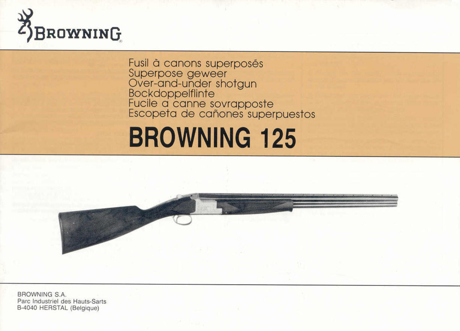 browning 125 User Guide