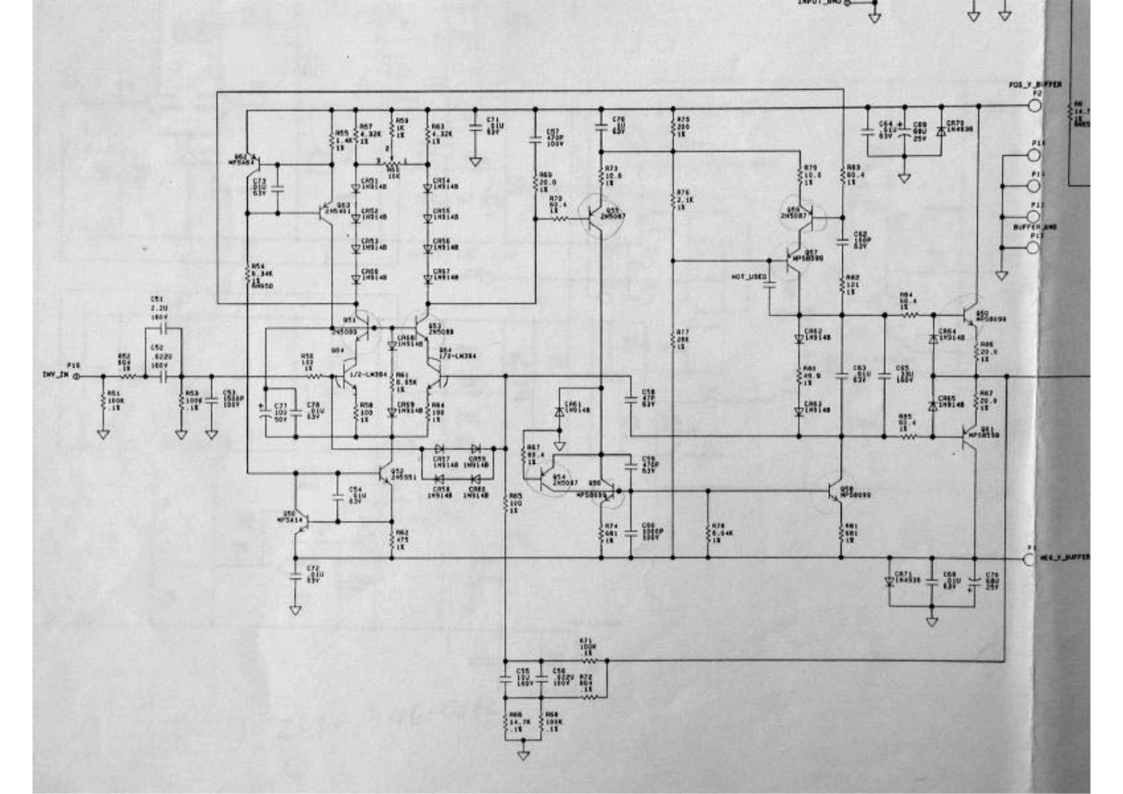 MARK LEVINSON 22 Schematic