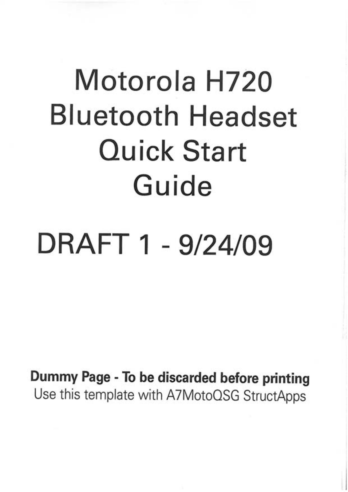 Motorola T6LM1 Users manual