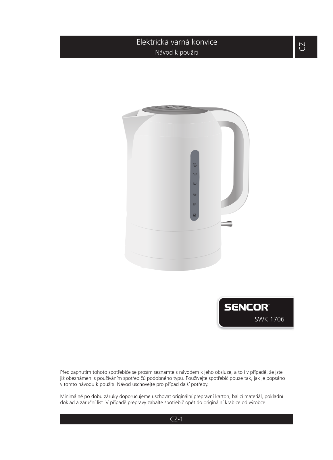 Sencor SWK 1706 User Manual - ManualMachine.com