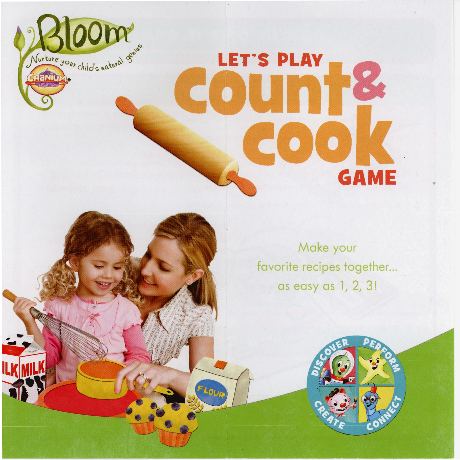 HASBRO Cranium Bloom Let's Play Count and Cook User Manual