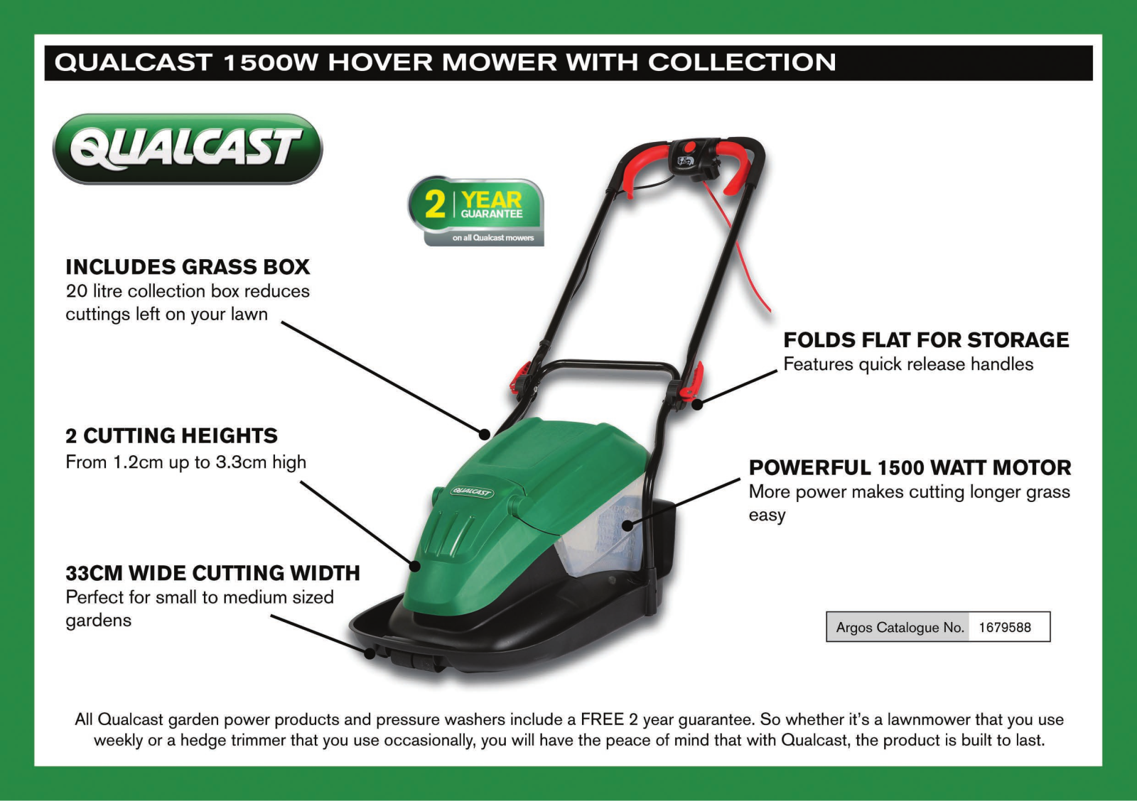 Qualcast MEH1533 Instruction manual