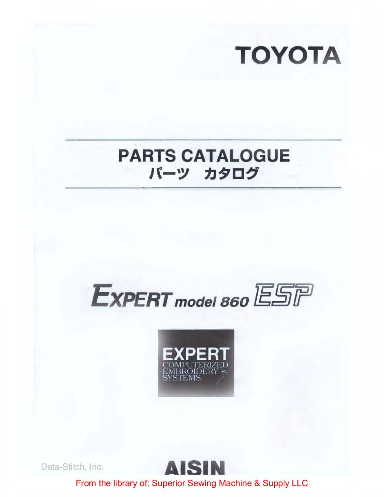 Toyota 860 Manual