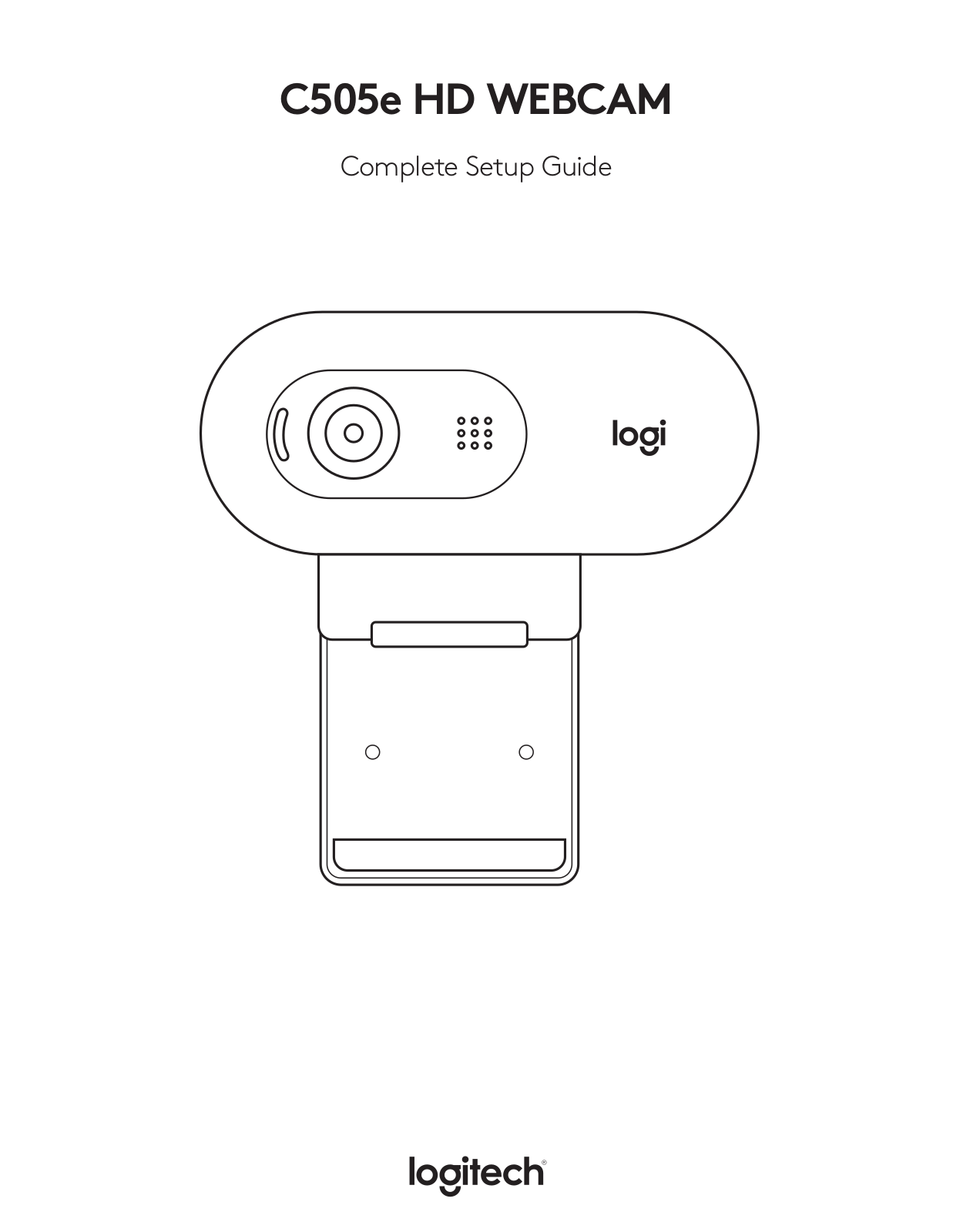 Logitech C505e Setup Guide