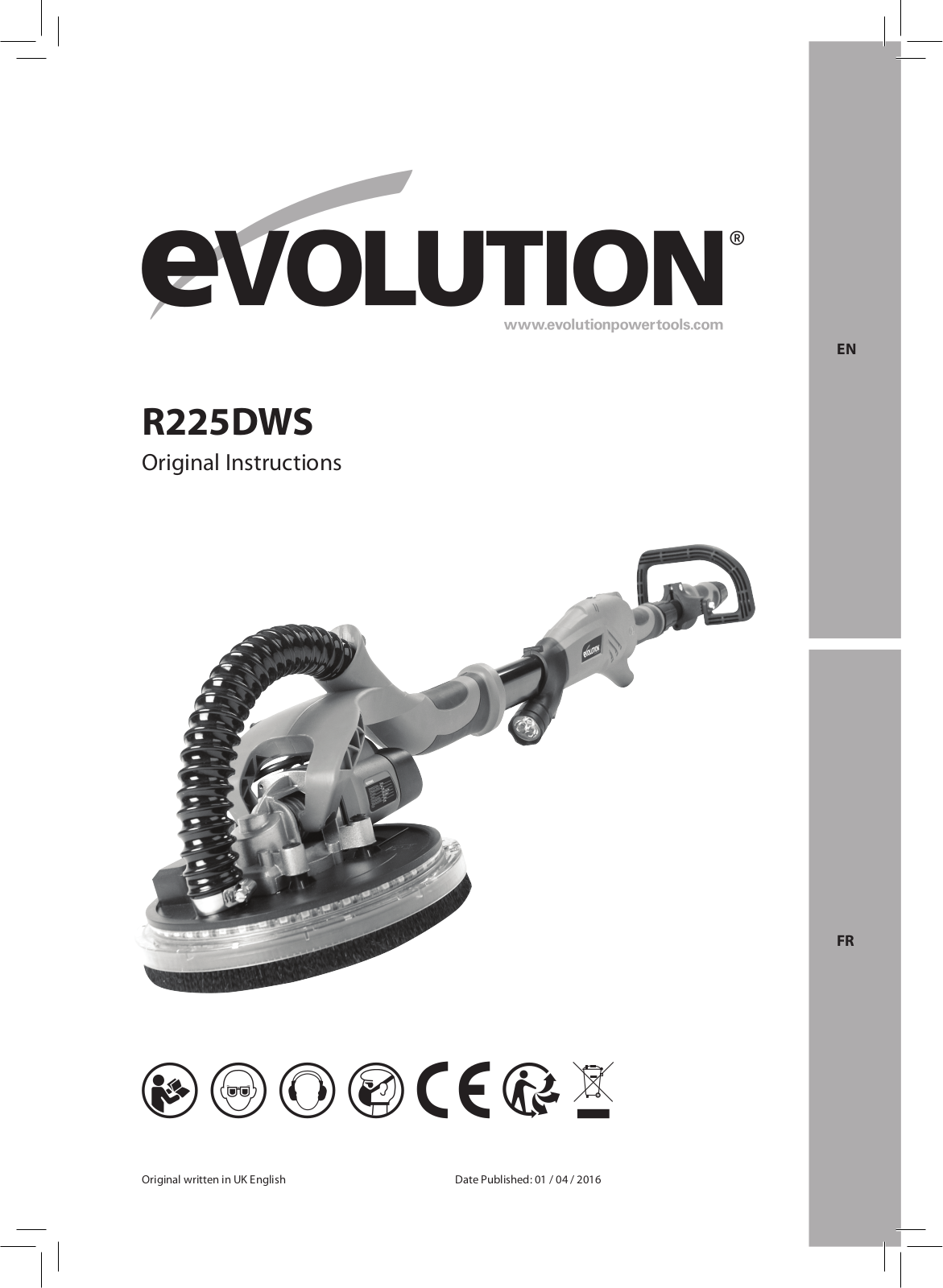 Evolution R225DWS User Manual