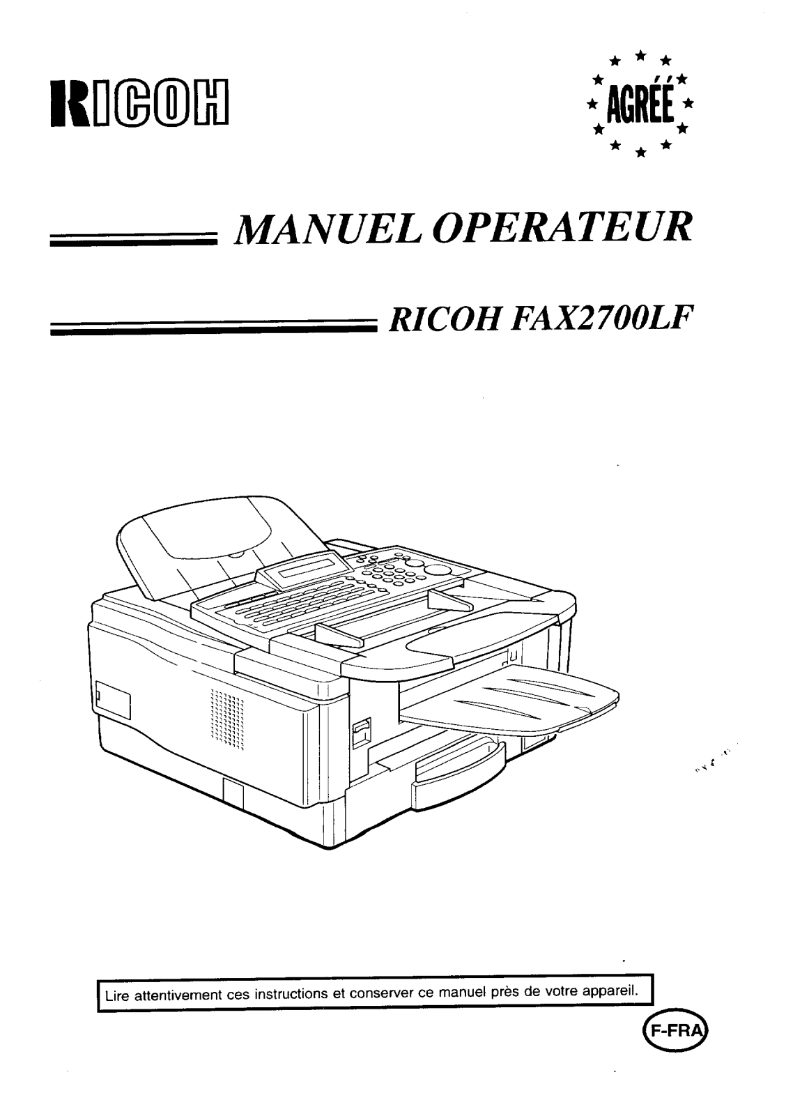 Ricoh 2700 LF, 3700 LF User Manual