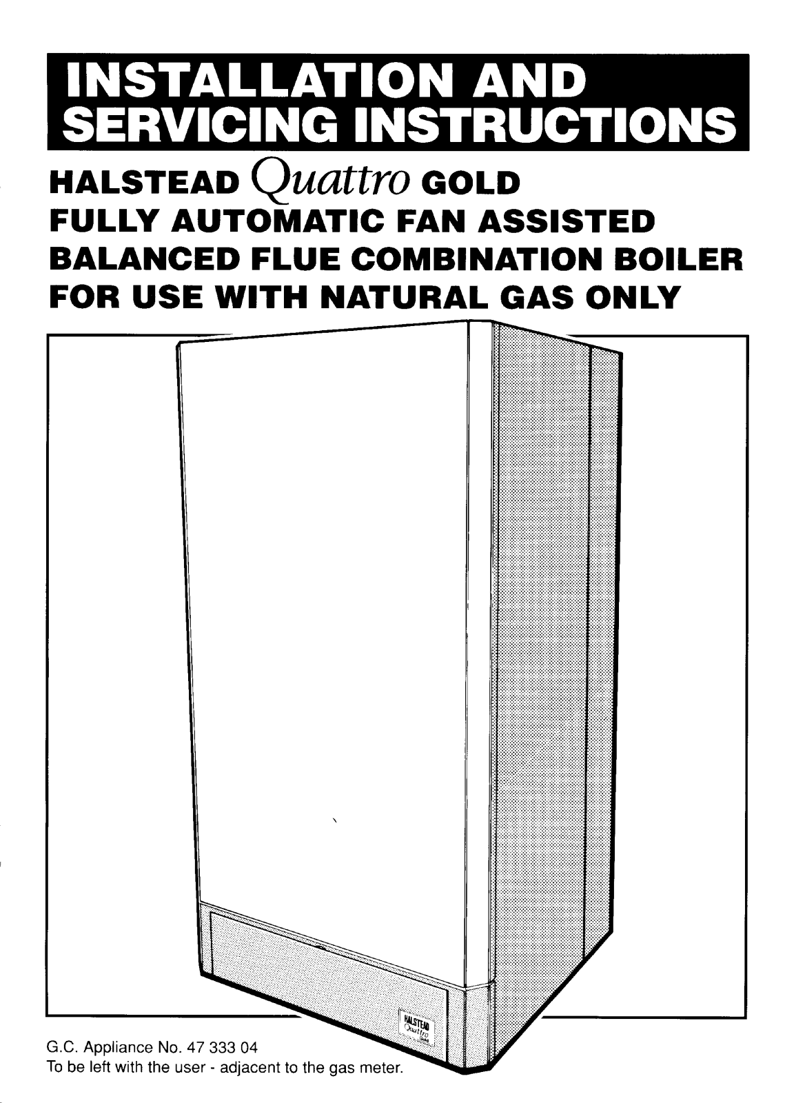 halstead Quattro Gold User guide - ManualMachine.com