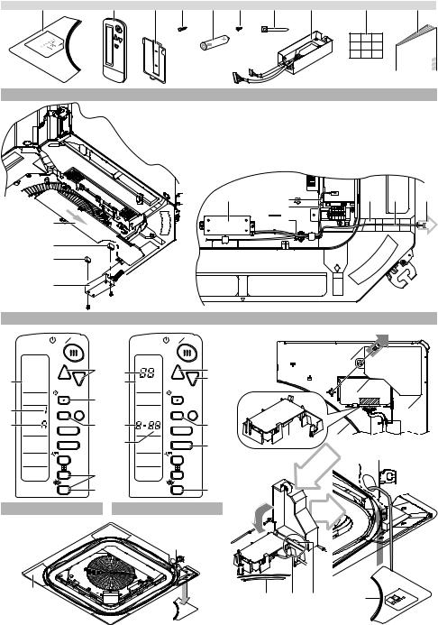 Daikin BRC7F532F, BRC7F533F Installation manuals