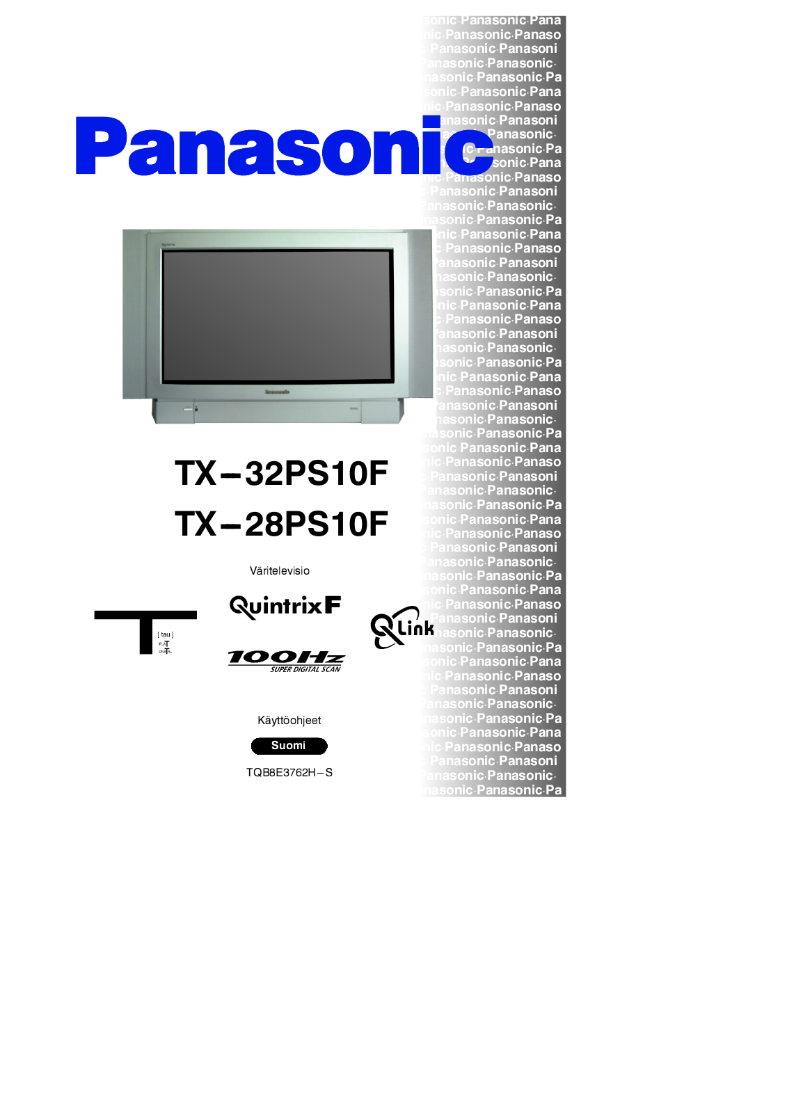 PANASONIC TX-32PS10F, TX-28PS10F User Manual