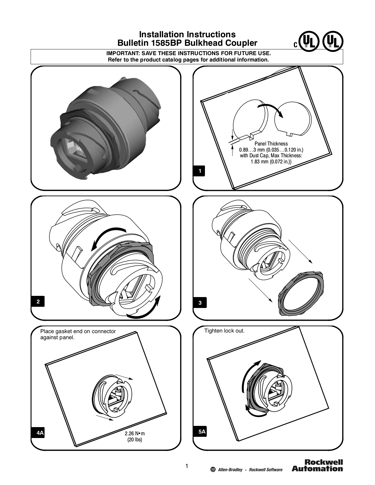 Rockwell Automation 1585BP User Manual