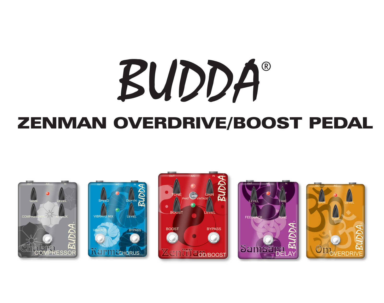 Budda ZENMAN OVERDRIVE, BOOST PEDAL User Manual - ManualMachine.com