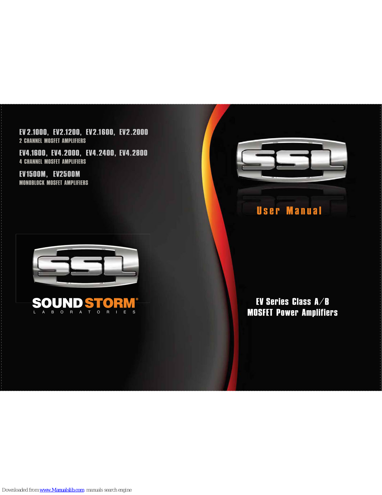 Ssl EV Series, EV2.100, EV2.1200, EV2.1600, EV2.2000 User Manual - ManualMachine.com