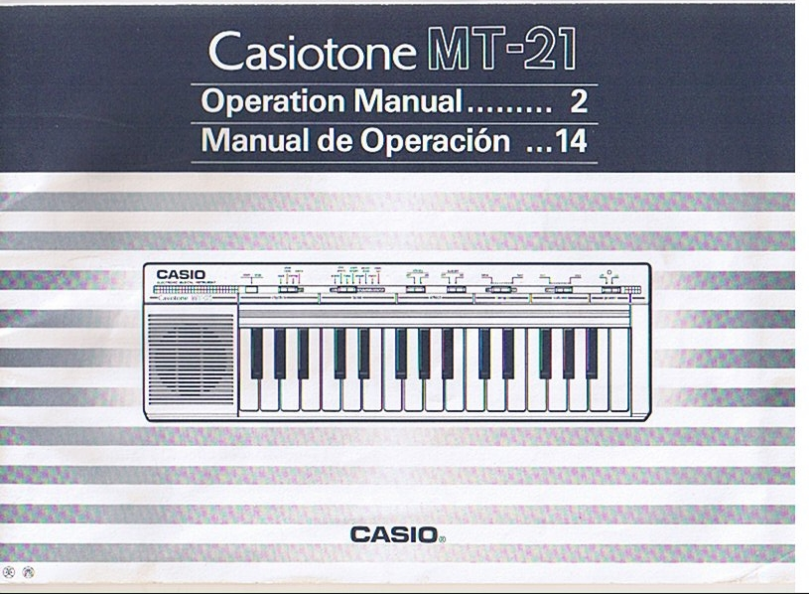 Casio MT-21 User Manual
