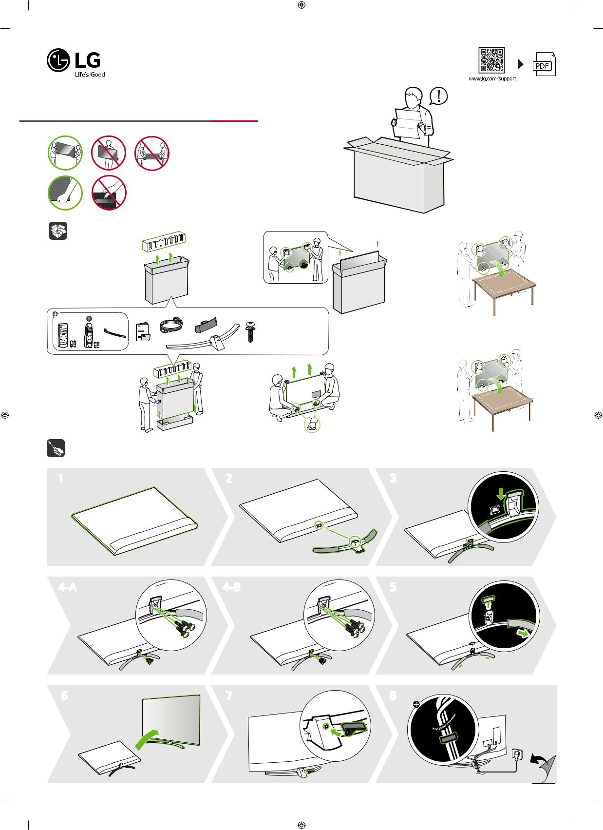 LG 55UN74006LB, 50UN74006LB, 65UN74006LB, 43UN74006LB, 43UN74003LB QUICK CONFIGURATION GUIDE