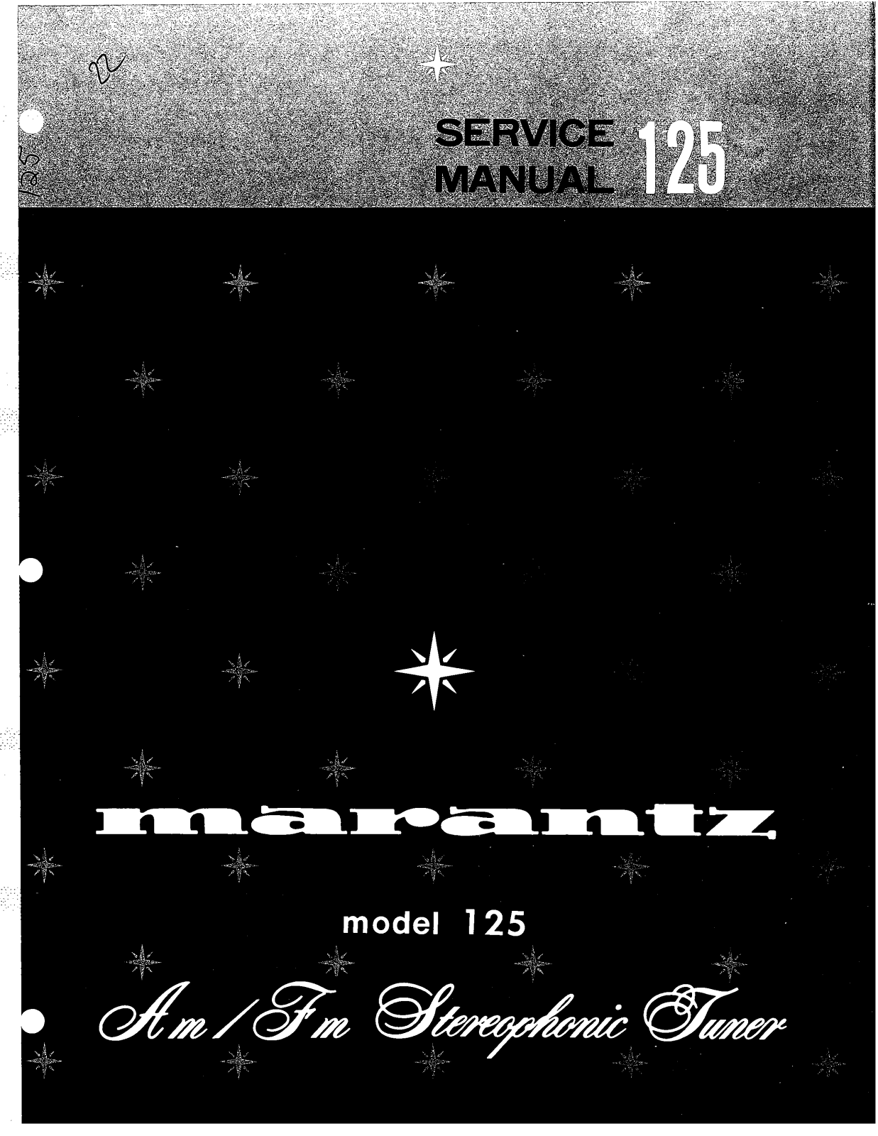 Marantz 125 Service Manual