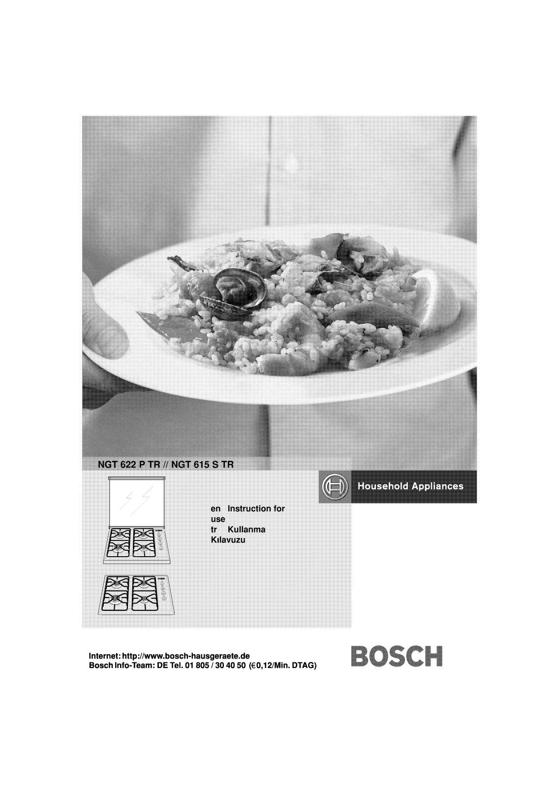 Bosch NGT622PTR User Manual