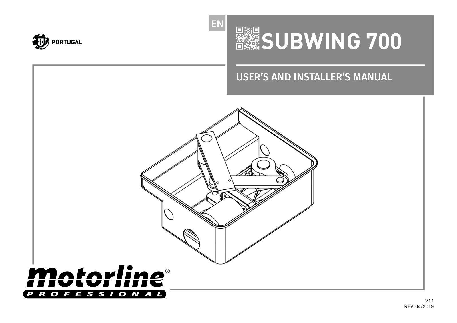 Motorline professional SUBWING 700 User Manual