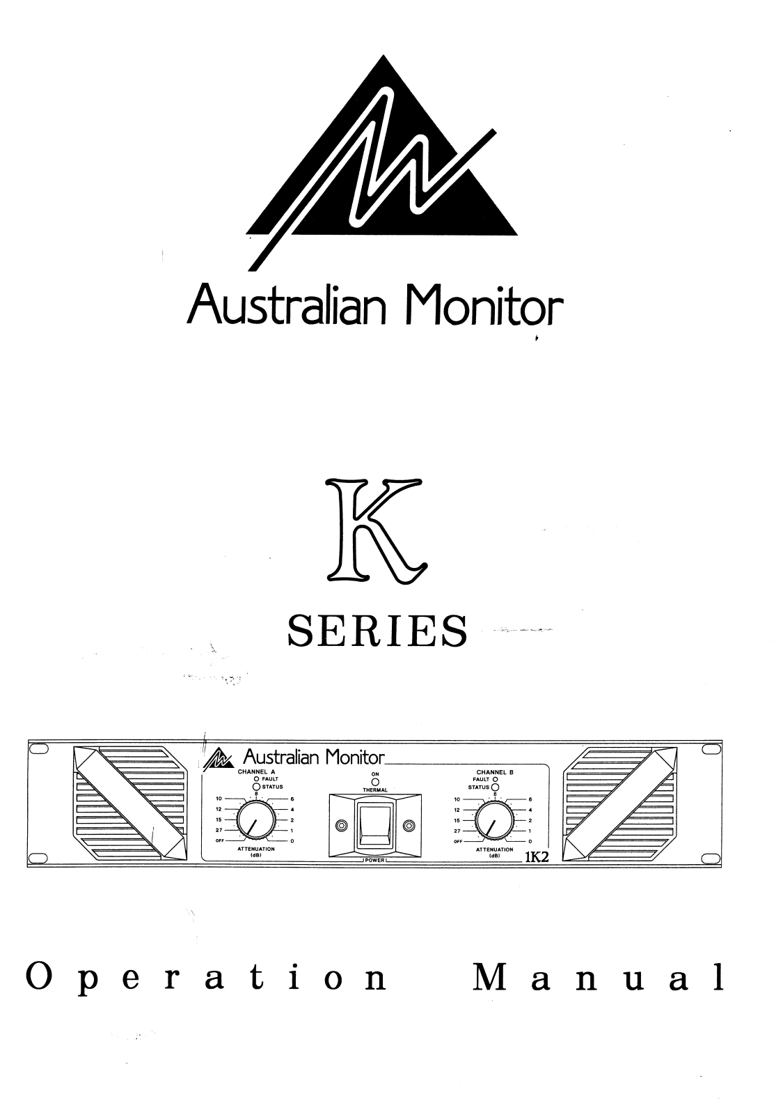 Australian monitor K SERIES User Manual