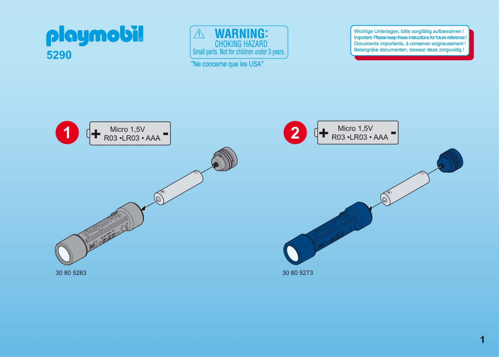 Playmobil 5290 Instructions