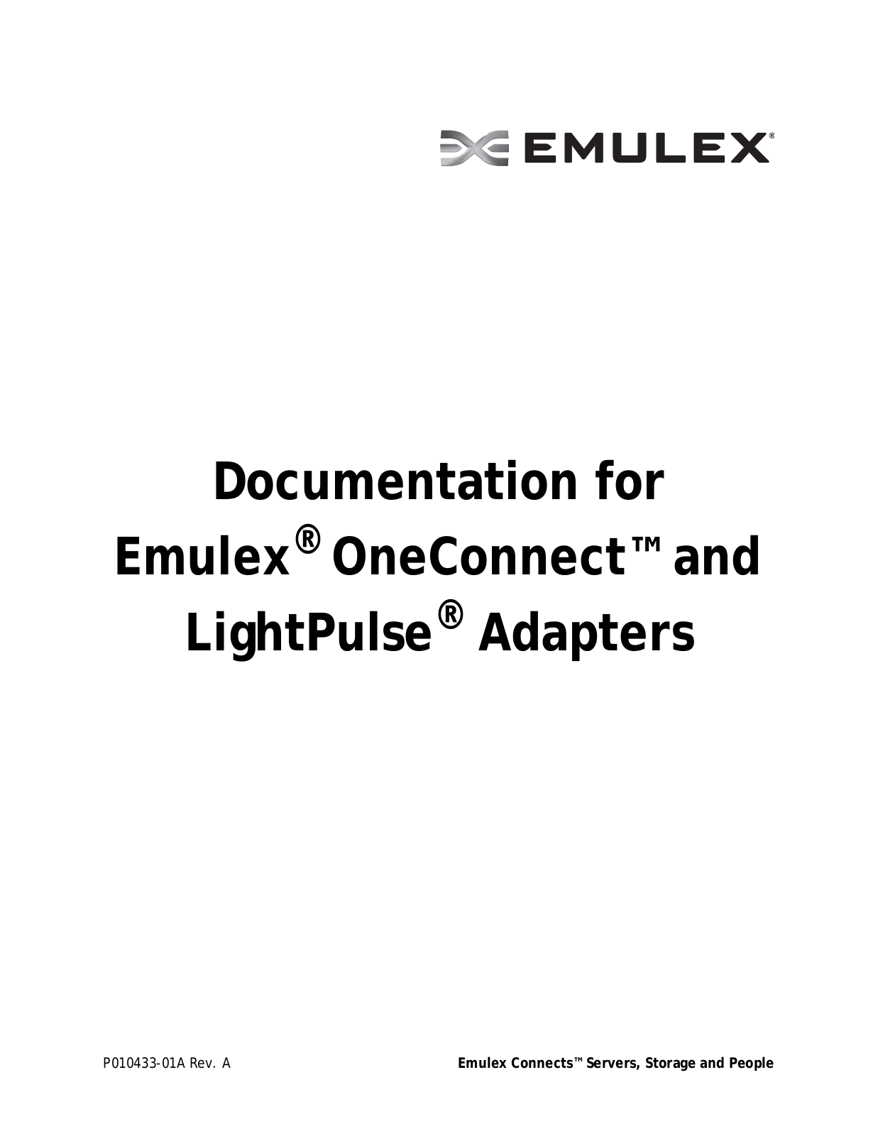 Dell Emulex Family of Adapters User Manual