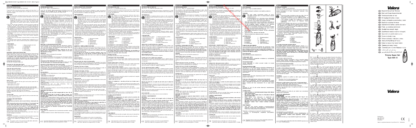 VALERA VA 624.12 User Manual