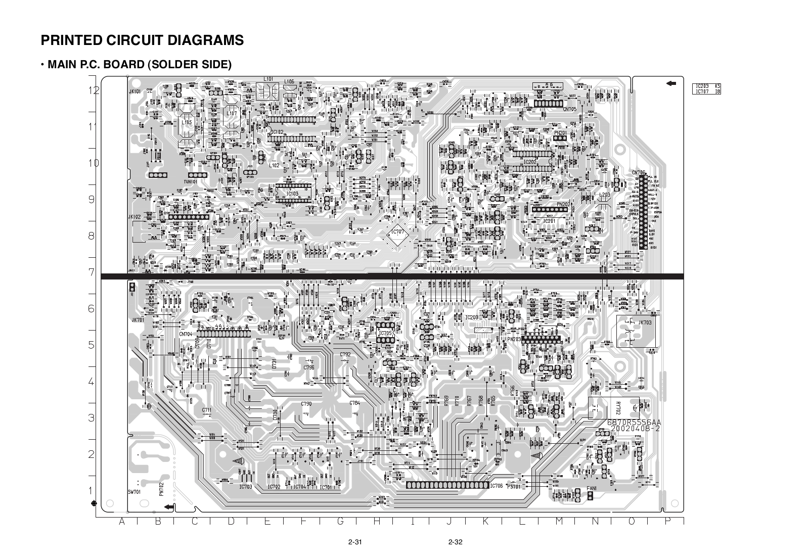 Goldstar FFH-8970AX Service Manual PCB