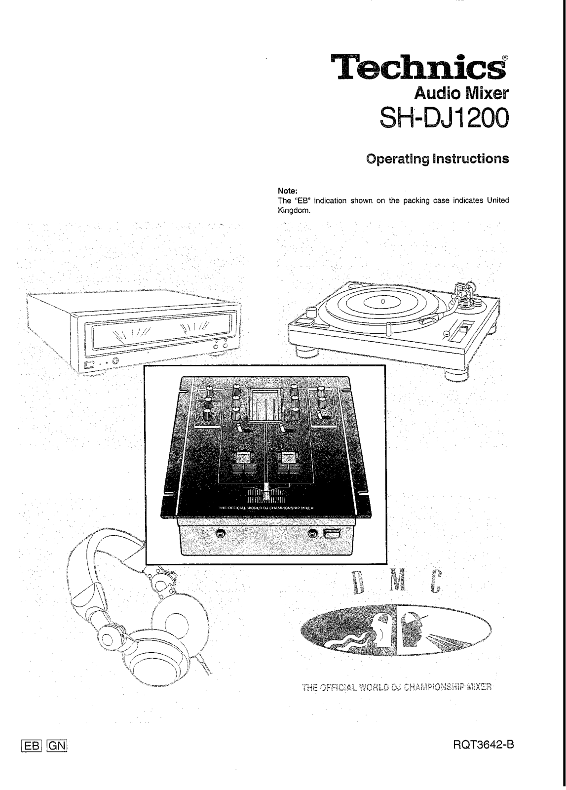 Technics SH-DJ1200 User Manual