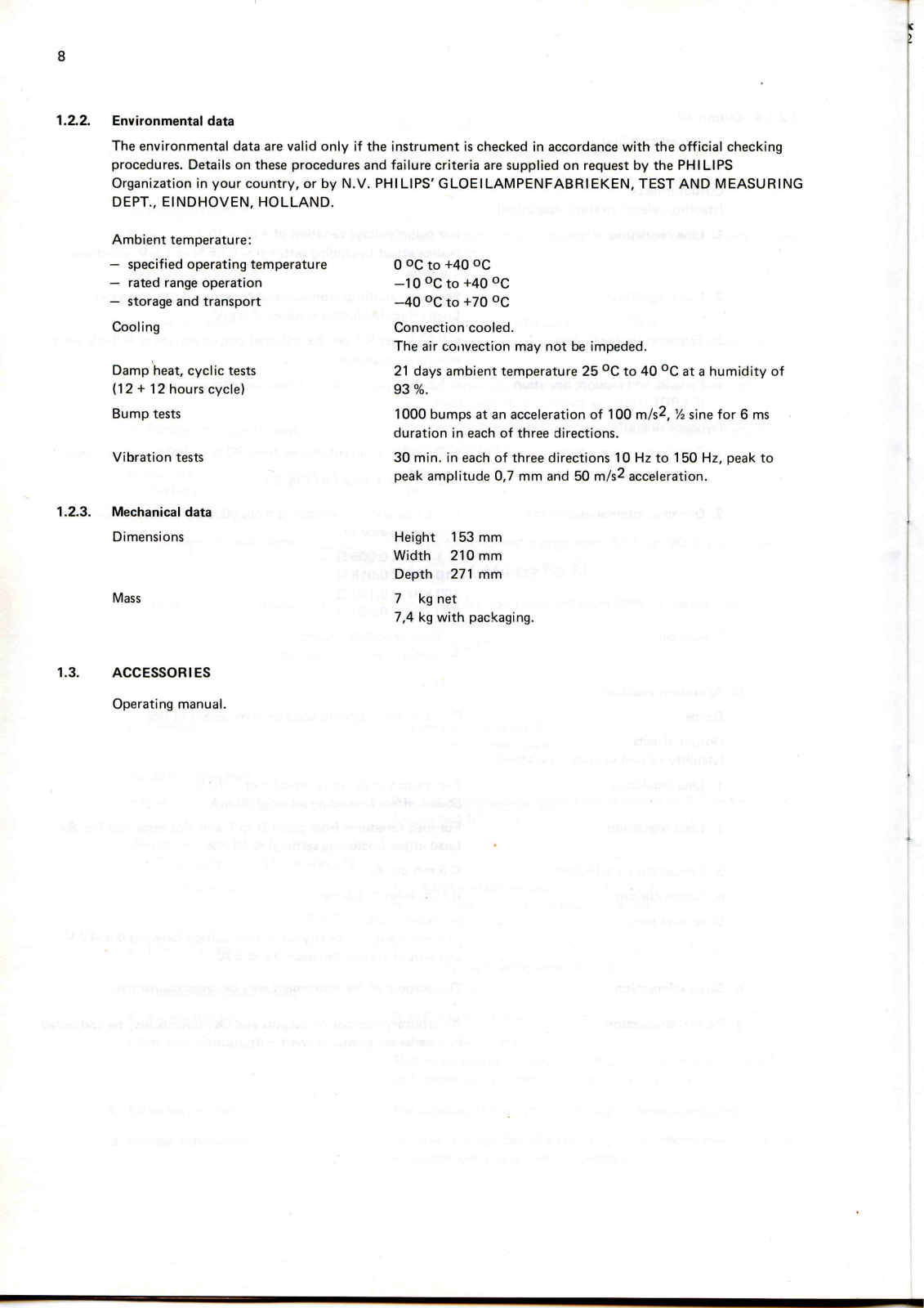 Philips pe1542-1, pe1542, PE1542-S8E User Manual