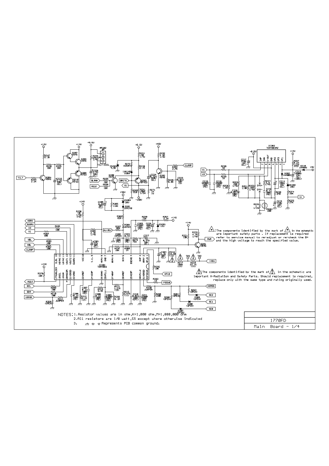 Mitsubishi DV 1770FD Service Manual