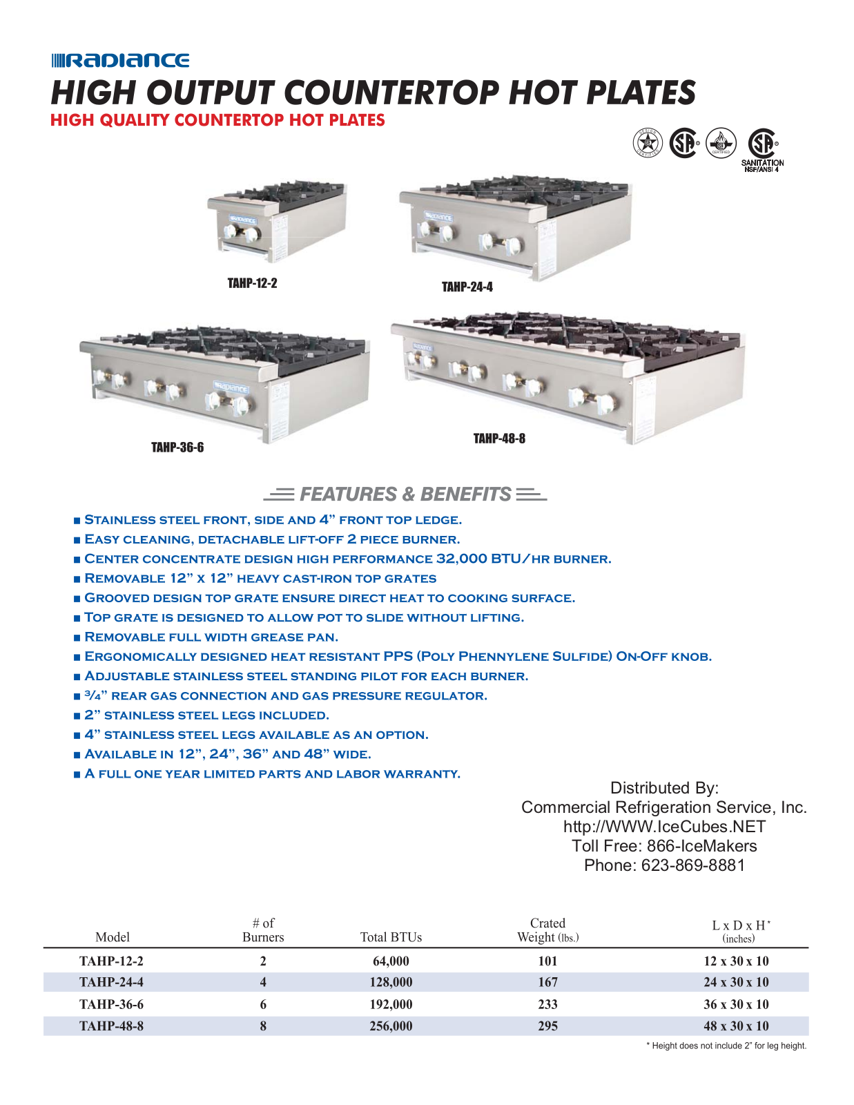 Jet Spray TAHP-12-2 User Manual