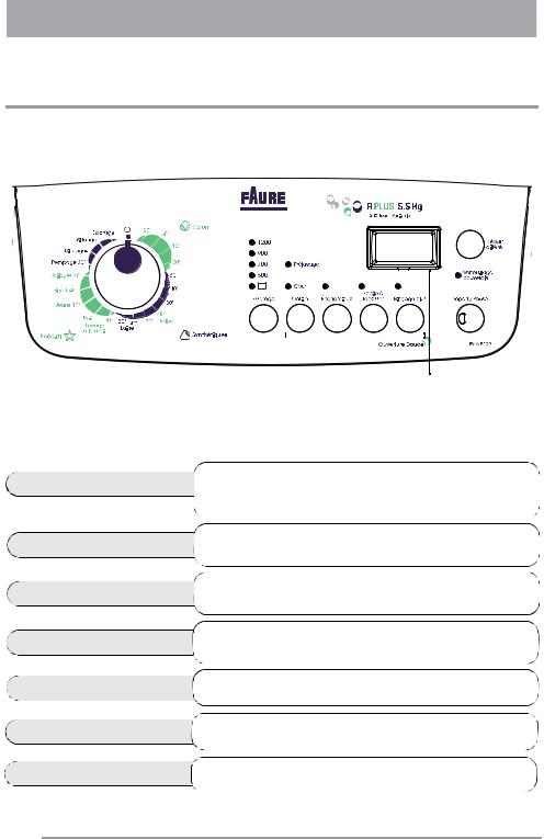 FAURE FWA5122 User Manual