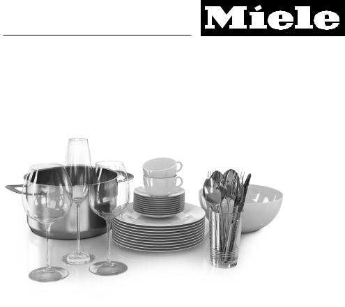 Miele G 6722, G 6727 Brief operating instructions