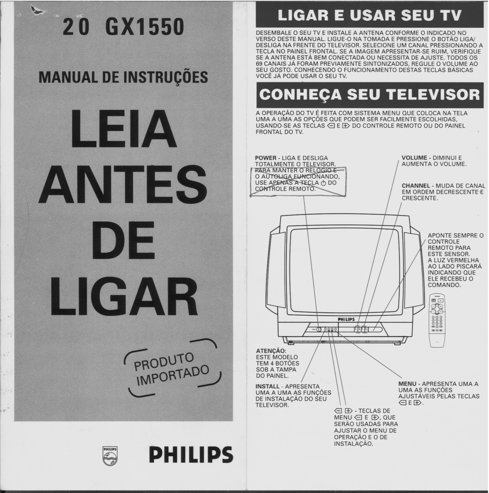 Philips 20GX1550/87R User Manual