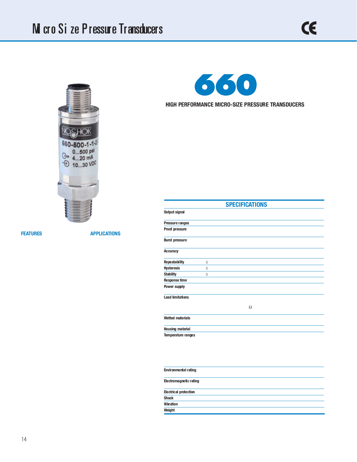NoShok 660 Data sheet - ManualMachine.com