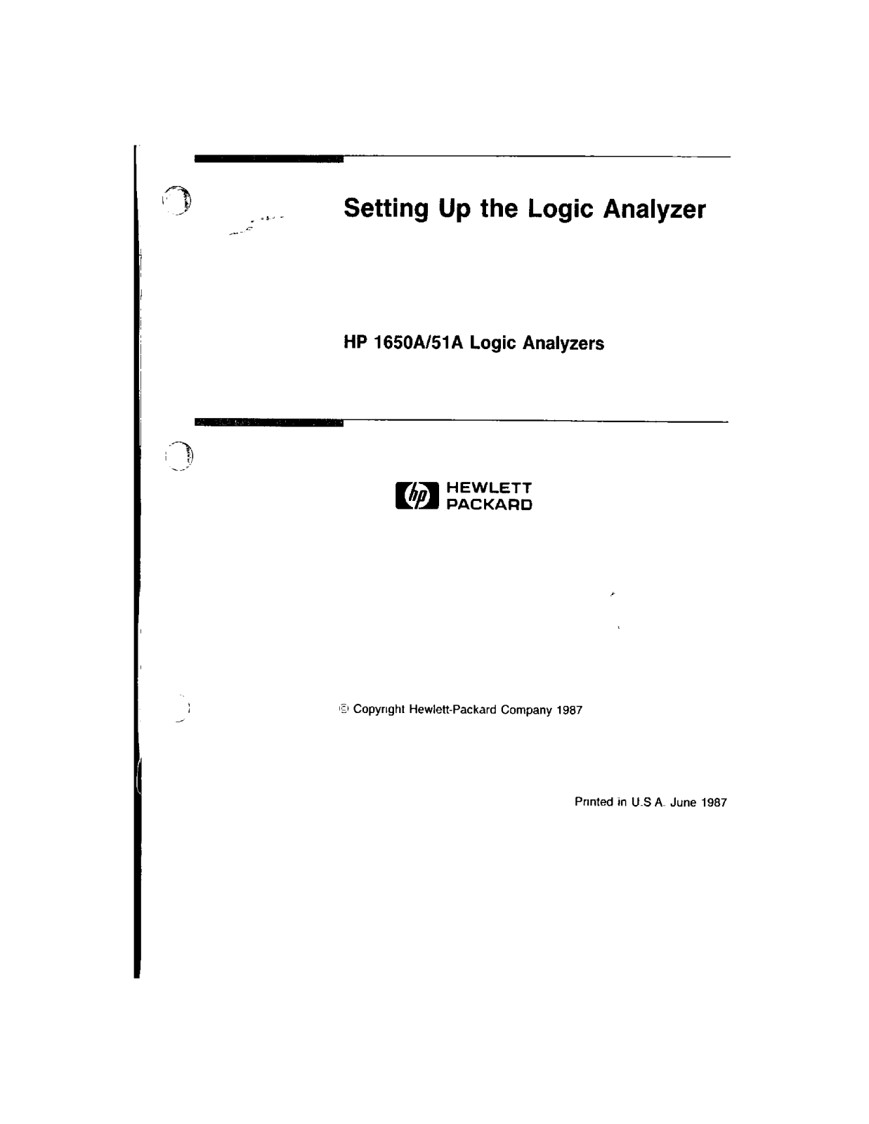 HP 1650A, 1651A User manual - ManualMachine.com
