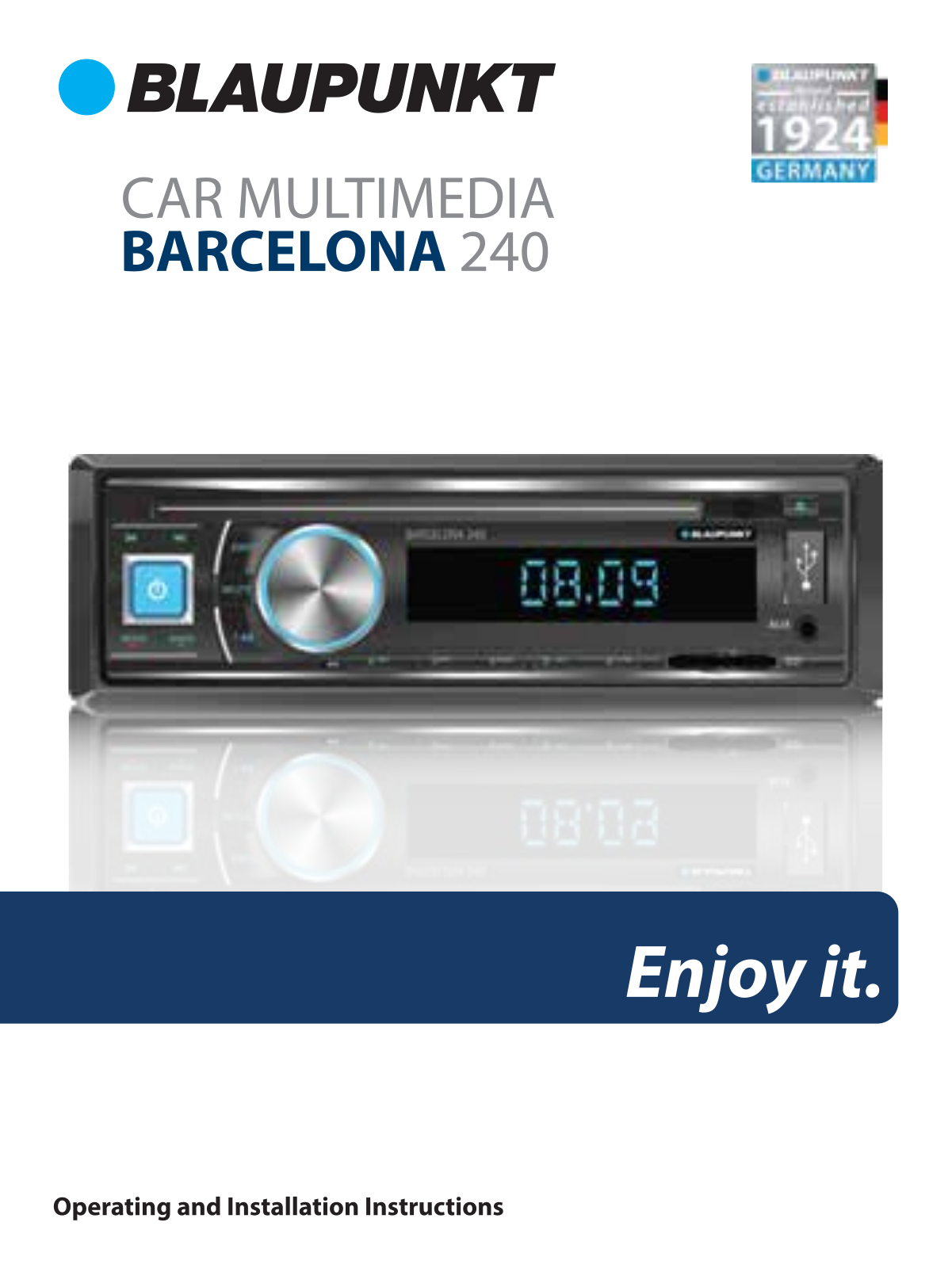 Blaupunkt Barcelona 240 User Manual